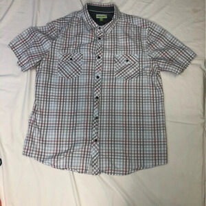 Cariloha Cotton/Bamboo  Plaid Short Sleeve Shirt (2XL)